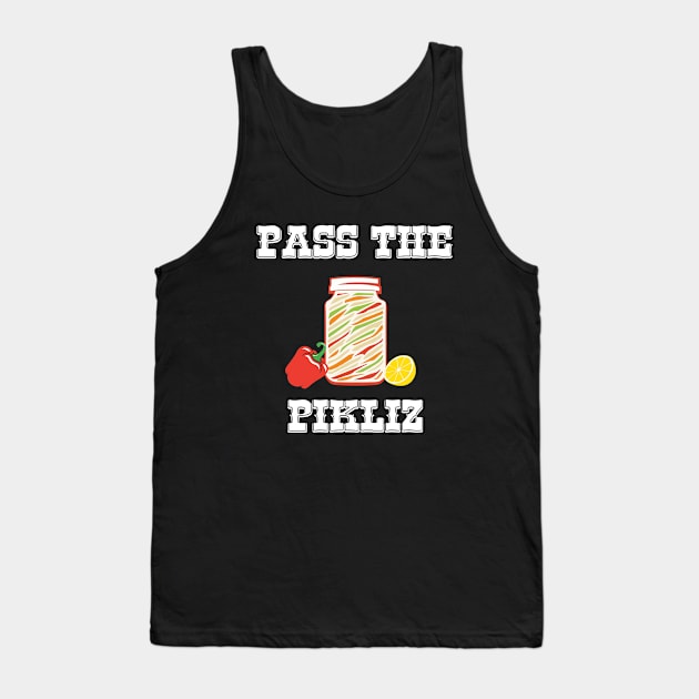 Pass The Pikliz Haiti Thanks Giving Haitian Tank Top by alltheprints